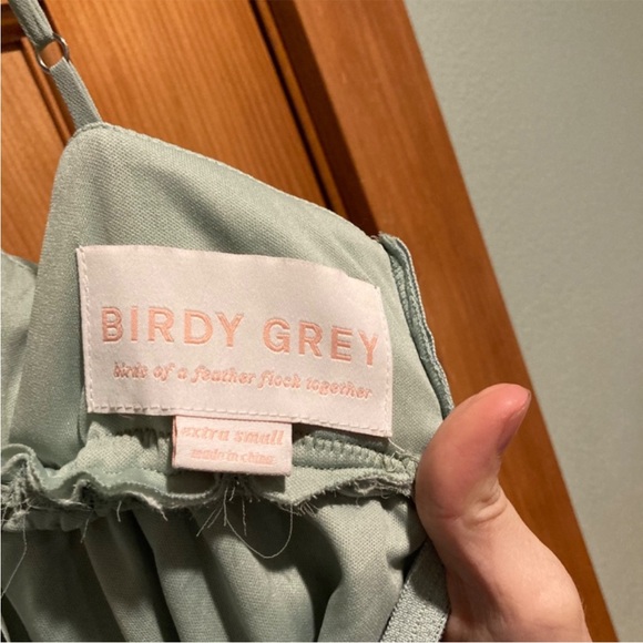 Birdy Grey Kaia Chiffon Sage Dress (XS) - HAS BEEN ALTERED - Picture 11 of 12